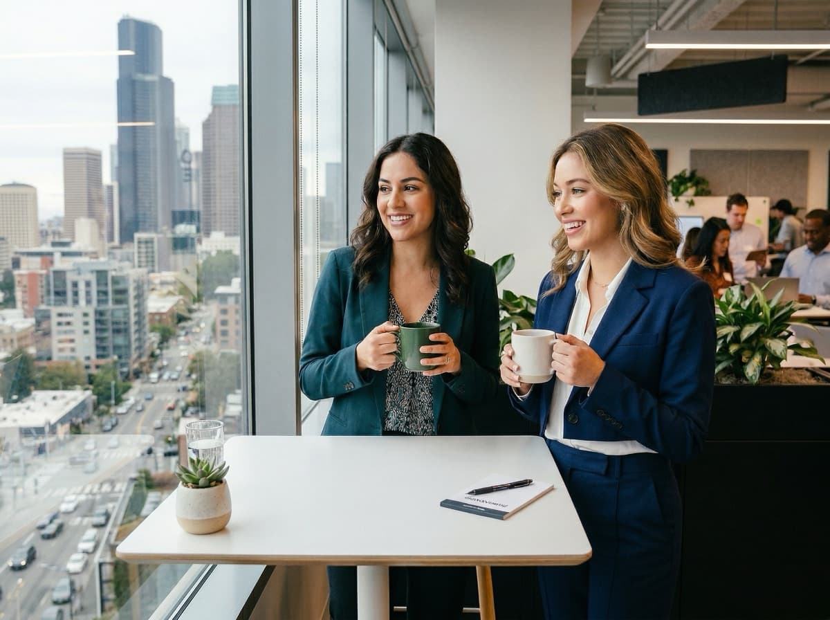 Limited team members in the office